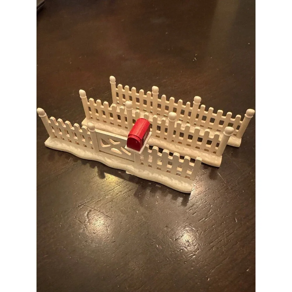 Vintage Mervyn’s Christmas Village Fence